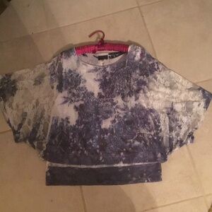 Floral Lace Batwing Top